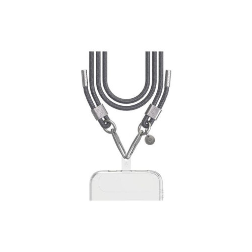 Bandolera Universal - Correa - Cordón - Ajustable - Soporta 12 kg - Gris
