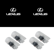 4 Stuks Led Deurinstapverlichting met Spindelroosterpatroon, Geschikt voor Lexus ES GS GX LS LX RX, Welkomstprojector en Sfeerlamp Accessoire