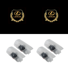 4 pièces lumière d’accueil compatibles avec Lexus et Lingzhi, éclairage de porte pour modèles ES, IS, LS, GS, LX, RX et GX