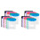 24Pack Plastic Envelopes, Binder Pockets for 3/4/11  Binder,Expandable Document Organizer with Snap Button and Label 1