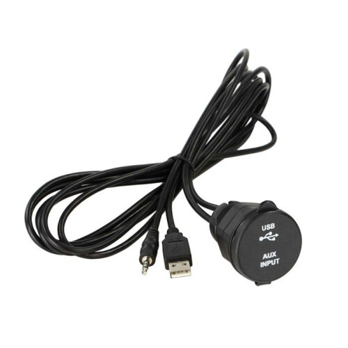 Integrierter USB/AUX-Anschluss USB-A/Jack, spritzwassergeschützt