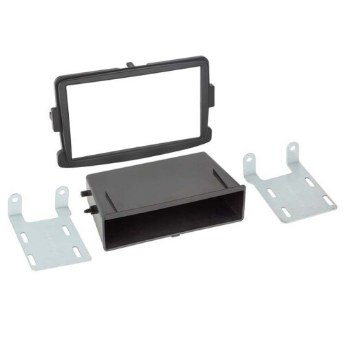 Adattatore frontale 2-DIN per Dacia / Opel / Renault nero