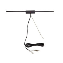 Antena sobre vidrio AM/FM DIN(m) 12V externa