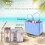Inserts d'organisateur de sac de plage pour grands-rose rouge 5