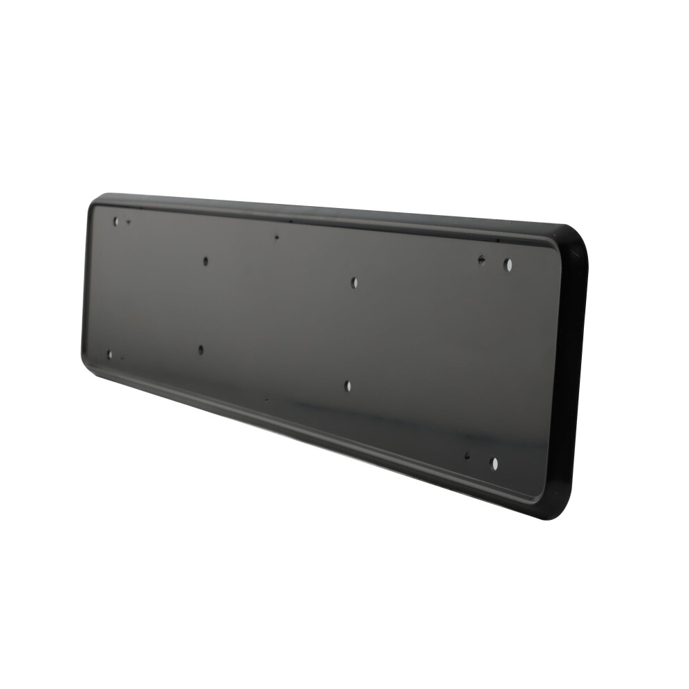 Streetwize - Plastic - Number Plate Surround - Shock Absorbing - Ideal For: Cars, Vans, 4X4's And Lorries Black Streetwize Accessories