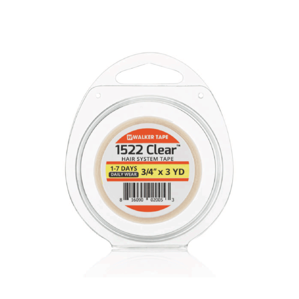 Walker Tape Unisex Clear 1522 Tape Rolls - 3/4" 3 Yds