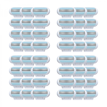 48-Pack Deluxe Smooth Sensitive Replacement Razor Blades for Women, Comfortable Shaving Refills