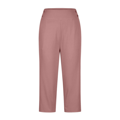 Damen-Yoga-Caprihose, hohe Taille, Leggings,-skyblue M 2