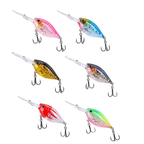Topwater Floating Lures Minnow CrankBaits Angelköder-2 1