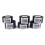 Durability 34.5um Thickness Ribbon Roll For-25mmx100m 6