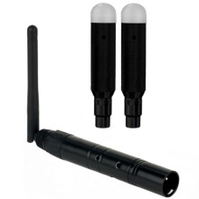 DMX Kabellos, 2 Empfänger Weiblich und 1 Sender Männlich, Steuerung 2,4 G für Dfi DJ, Kurzversion für LED-Bühnen-PAR, US-Stecker