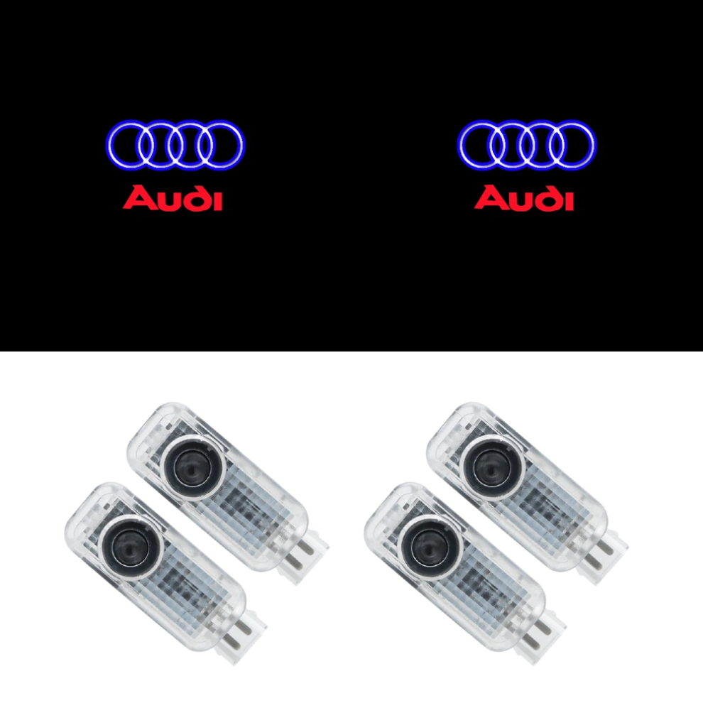 4 Pack Compatible Logo Projector Lights For A4l A5 A6l A7 A8l Q3 Q5 Q7 Door Welcome Ambient Lighting Set 6083684376832