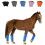 4Pcs Breathable Horse Boot for Preventing Flies-rose red 6