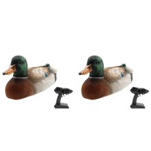 2X V201 RC Boat RC Duck Boat 2.4Ghz Caccia Motion Telecomando Duck Boat Impermeabile per Piscina Pond Garden Decor