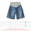 Comfortable Shorts Breathable Lightweight For Expecting-Blue XL 2