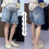 Comfortable Shorts Breathable Lightweight For Expecting-Blue XL 6