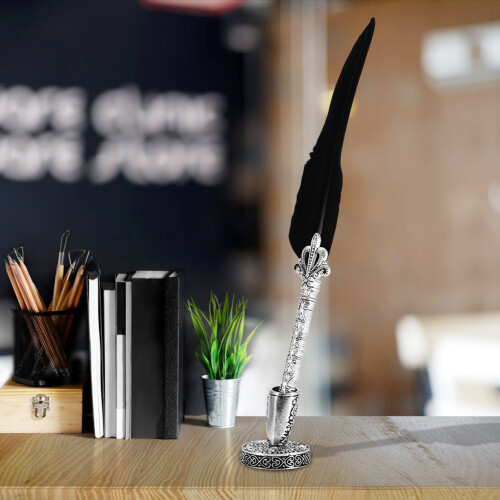 Luxury Feather Dip Pen Writing Set