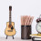 Handcrafted Small Wood Guitar Decoration Gift 9