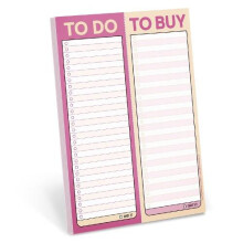 Knock Knock To Do To Buy Perforated Pad Pastel Version by Knock Knock