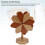 Wooden Trivet Set with Stand 5 Pack 1
