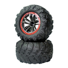 RC Car Wheel Tire Däck för XLF X03 X04 X-03 X-04 1/10 RC Car Borstless Truck Reservdelar Tillbehör