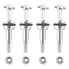 4St Metall CVD Universalledsaxel med M2 Mutter för K969 K989 K979 P929 1/28 RC Biluppgraderingsdelar