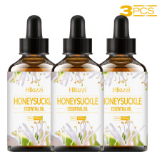 (Honeysuckle 3pcs, 30ml) Honeysuckle essential oil, hair and skin care moisturizing massage, hypoallergenic, suitable for all skin types, dry skin