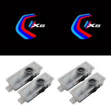 4er-Set, kompatibel mit BMW Logo-Projektionsleuchten für 1er bis 7er Reihe, X1 bis X7, M-Serie, Tür-Einstiegsbeleuchtung und Ambientebeleuchtung