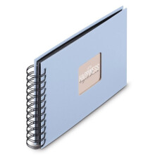 Album Ă spirale - Fine Art - 24 x 17 cm - 50 pages noires - Couverture Lagune