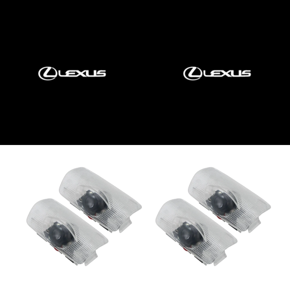 4 Pcs Welcome Door Lights For Es Is Ls Gs Lx Rx Gx Models, Compatible With Lexus, Led Projection Lights For Car Door Courtesy Lighting 6083684377570
