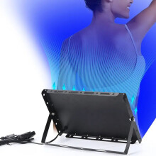 Tanning Blacklight LED Tube, 144/96 LEDs, Full Blue Light Bronzing Effect, 5V USB Powered, No Wall Outlet Needed, Indoor Use