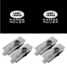 Lot de 4 lampes d’accueil LED à projection laser compatible avec Range Rover, Discovery 3 et 4, et Freelander 2, éclairage de porte décoratif