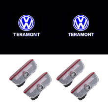 4 Stück HD-LED-Türprojektoren für Volkswagen Teramont, Einstiegsleuchten mit Logo, Laser-Ghost-Schatten-Lampe, Ersatzset für Autotüren