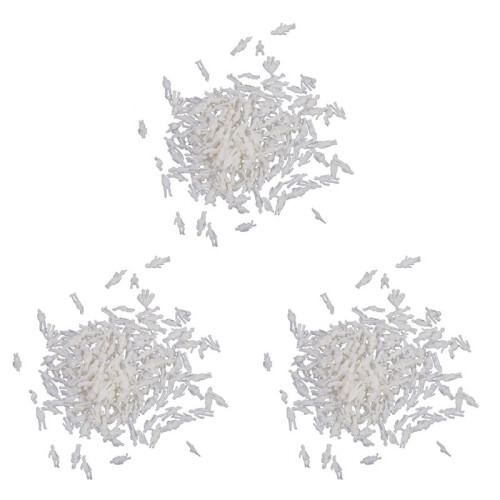 Model People Figures Scale 1:200 Pack of Approx.300pcs White Assorted Style