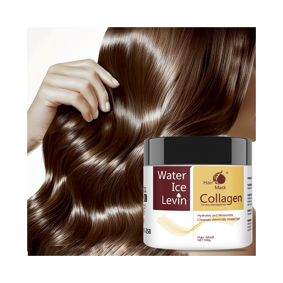 (Nourishing) 100g Collagen Moisturizing Hair Mask - Hyaluronic Acid and Keratin Repair Dry and Damaged Hair