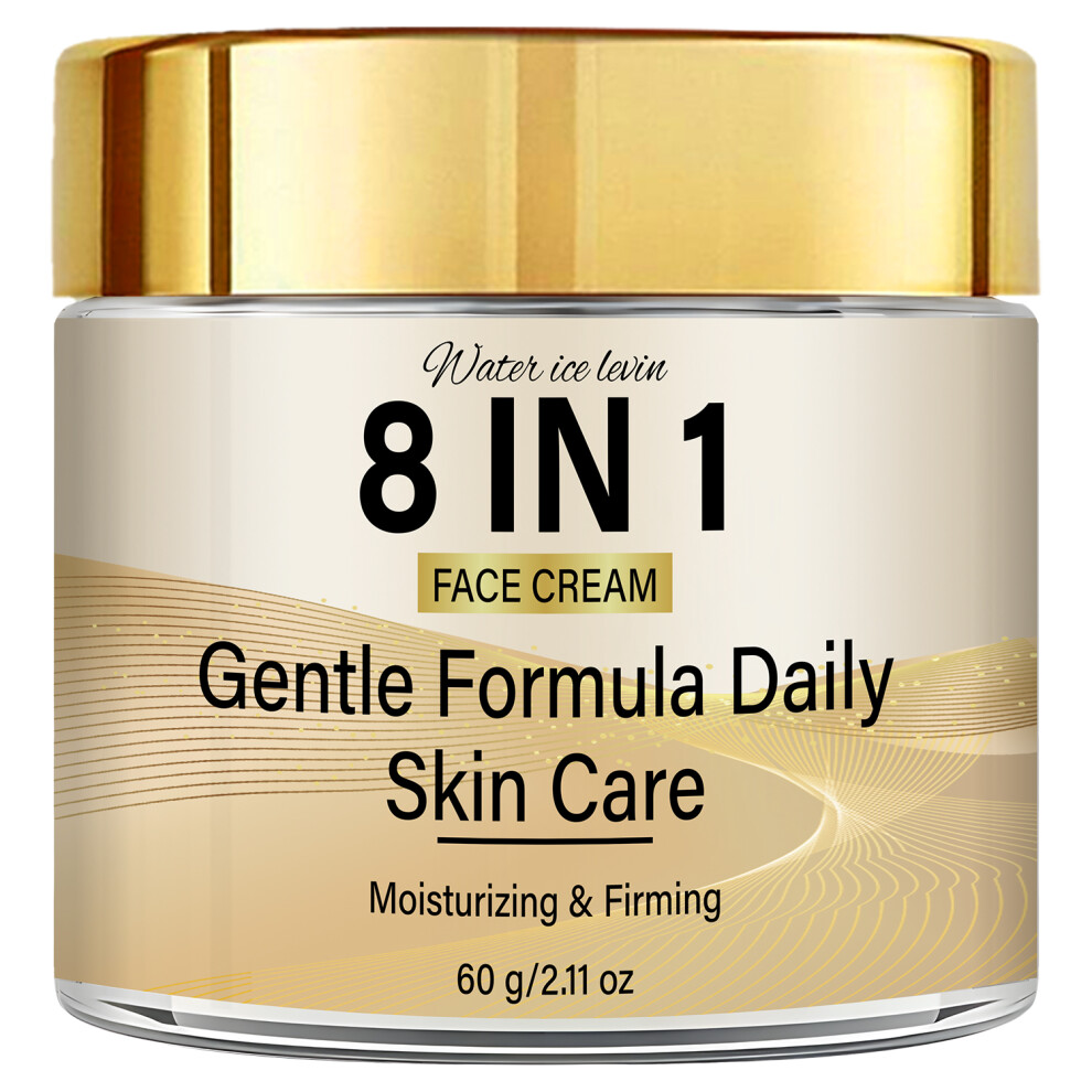 Cream 8-In-1 Face Retinol Collagen Vitamin C E. Kojiic Glutathione Niacinamide Hyaluronic Acid