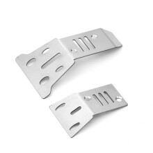 Kit di Protezioni per Telaio Anteriore e Posteriore In Acciaio Inossidabile per Auto RC per Arrma Mojave 1/14 RC Car Upgrade Accessories