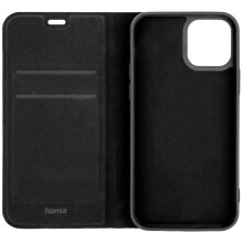 Hama Daily Protect Étui portefeuille Apple iPhone 12, iPhone 12 Pro noir fonction socle 00138181
