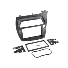 Fachada de autoradio 2-DIN compatible con Honda Civic 09/2005-12/2011 negra RHD
