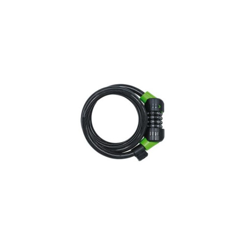 Abus Antivol câble ABUS Citadel CC 180/10/C/B - noir/vert - Vélo loisir