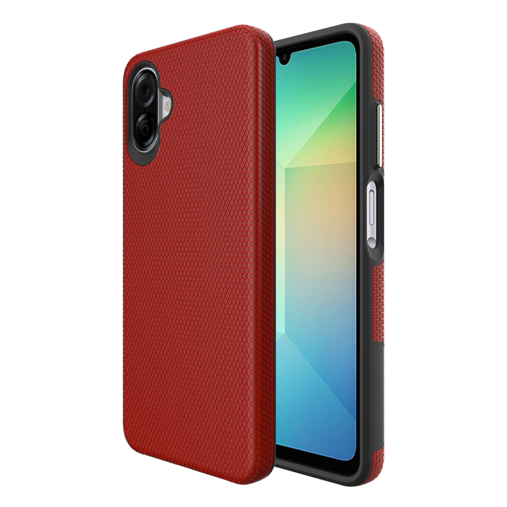 (Red) Magnetic Case For Samsung Galaxy A07 4G / A06 4G / A06 5G Shockproof Tpu + Pc Phone Cover Red 6914299401315