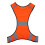 Night Running Safety Vest Reflective Orange 1