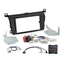 Kit 2-DIN compatible con Toyota RAV4(XA3/XA4) 04/2013-12/2018 SWC/antena