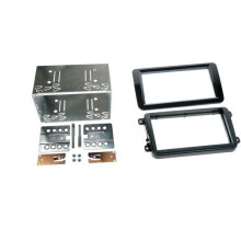 Adaptador de fachada 2-DIN - Seat - Negro Piano - Universal - Coche - Skoda/VW