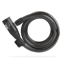 Kabelslot - Spiraal - 120 cm - Zwart - Voor fiets en motor