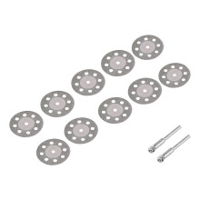 30Mm 8 Holes Diamond Circular Diamond Cutting Wheel Cut Off Discs Coated Rotary Tools With 2Pack Mandrel Rotary Tool For Drill Dreme