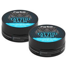 2.47 oz/70 g Tattoo Balm, with a coconut and vanilla scent, moisturizes, maintains clarity  and makes new tattoos more vibrant.