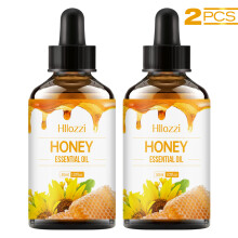 (Honey 2pcs, 30ml) Honey Essential Oil, hypoallergenic, great for skin care, massage, face, body, nails and hair, suitable for all skin types.