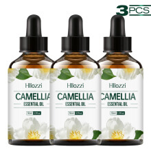 (Camellia 3pcs, 30ml) Camellia Essential Oil, multi-purpose moisturizing oil, suitable for aromatherapy diffuser, hair care, nail and massage.