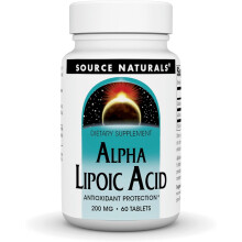 Source Naturals Alpha Lipoic Acid 200mg Tablets - 60 Count